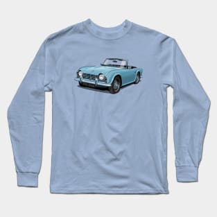 Triumph TR4 in powder blue Long Sleeve T-Shirt